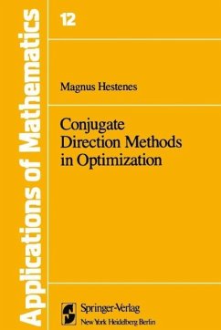 Conjugate Direction Methods in Optimization (eBook, PDF) - Hestenes, M. R.
