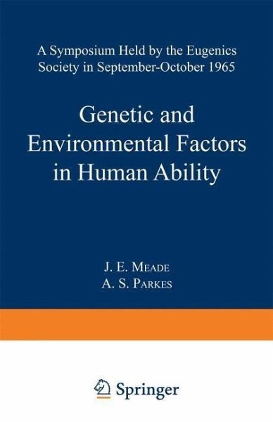 Genetic and Environmental Factors in Human Ability (eBook, PDF) Genetic and Environmental Factors in Human Ability (eBook, PDF)