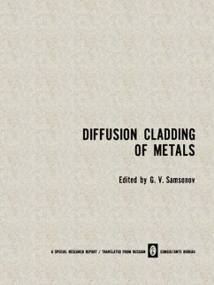 Diffusion Cladding of Metals (eBook, PDF) - Samsonov, G. V.