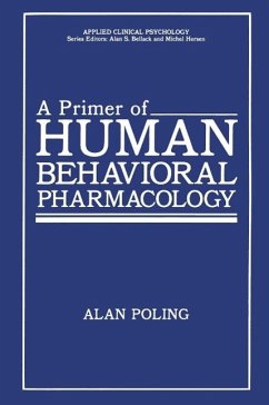 A Primer of Human Behavioral Pharmacology (eBook, PDF) - Poling, Alan