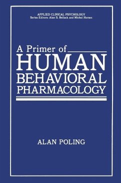 Cover A Primer of Human Behavioral Pharmacology (eBook, PDF)