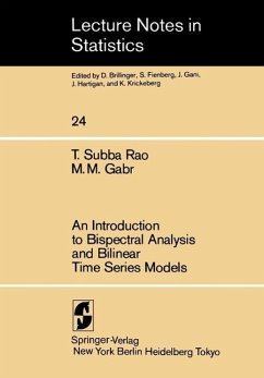 An Introduction to Bispectral Analysis and Bilinear Time Series Models (eBook, PDF) - Rao, T. S.; Gabr, M. M.