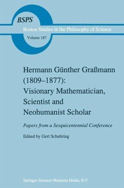 Cover Hermann Günther Graßmann (1809-1877): Visionary Mathematician, Scientist and Neohumanist Scholar (eBook, PDF)