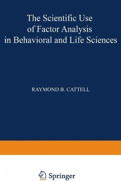 Cover The Scientific Use of Factor Analysis in Behavioral and Life Sciences (eBook, PDF)