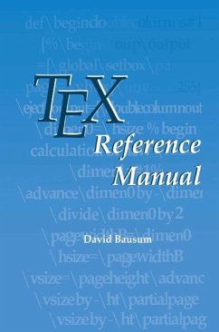 TeX Reference Manual (eBook, PDF) - Bausum, David