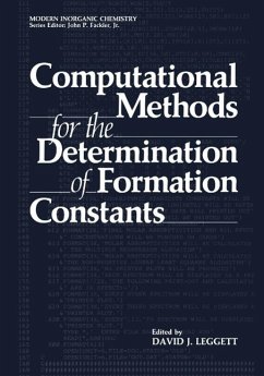 Computational Methods for the Determination of Formation Constants (eBook, PDF)