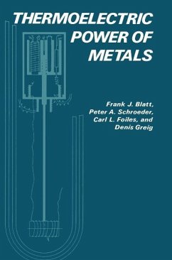 Cover Thermoelectric Power of Metals (eBook, PDF)