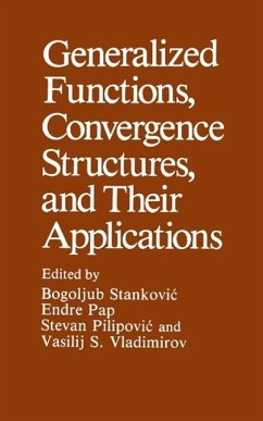 Cover Generalized Functions, Convergence Structures, and Their Applications (eBook, PDF)