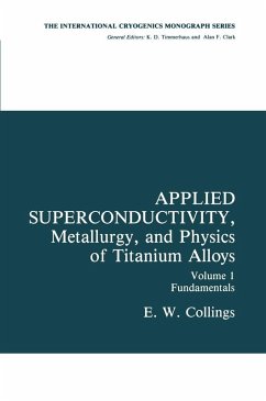 Applied Superconductivity, Metallurgy, and Physics of Titanium Alloys (eBook, PDF) - Collings, E. W.