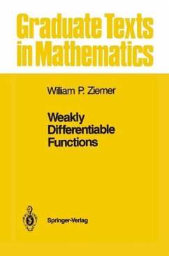 Weakly Differentiable Functions (eBook, PDF) - Ziemer, William P.