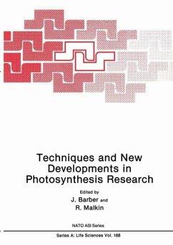 Techniques and New Developments in Photosynthesis Research (eBook, PDF) - Barber, J.; Malkin, R.