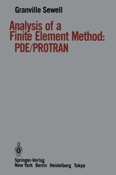 Analysis of a Finite Element Method (eBook, PDF) Analysis of a Finite Element Method (eBook, PDF)