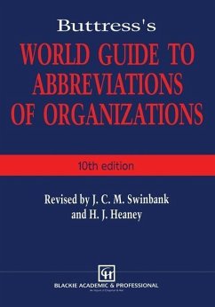 Cover Buttress's World Guide to Abbreviations of Organizations (eBook, PDF)