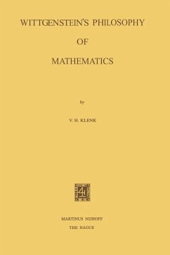 Wittgenstein's Philosophy of Mathematics (eBook, PDF) - Klenk, V. H.