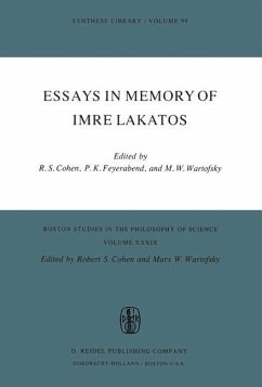 Essays in Memory of Imre Lakatos (eBook, PDF)