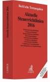 Aktuelle Steuerrichtlinien 2016