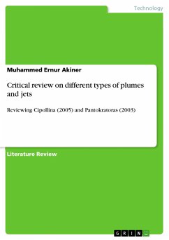 Critical review on different types of plumes and jets - Akiner, Muhammed Ernur