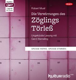 Die Verwirrungen des Zöglings Törleß, 1 MP3-CD - Musil, Robert