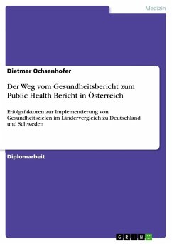 Der Weg vom Gesundheitsbericht zum Public Health Bericht in Österreich - Ochsenhofer, Dietmar