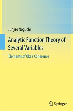 Analytic Function Theory of Several Variables - Noguchi, Junjiro