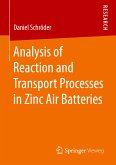 Analysis of Reaction and Transport Processes in Zinc Air Batteries