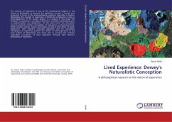 Lived Experience: Dewey's Naturalistic Conception