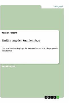 Einführung der Strahlensätze