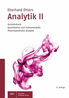 Analytik II - Kurzlehrbuch - Ehlers, Eberhard
