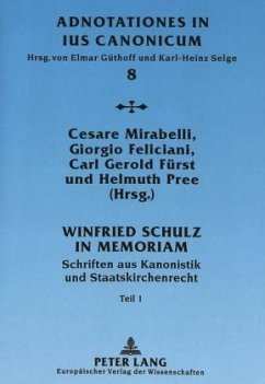 Winfried Schulz in memoriam