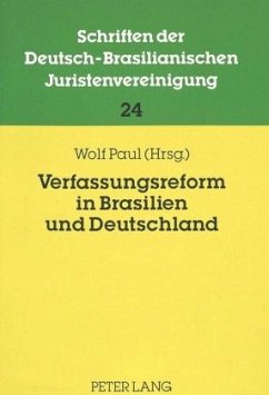 Cover Verfassungsreform in Brasilien und Deutschland