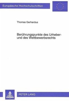 Cover Berührungspunkte des Urheber- und des Wettbewerbsrechts