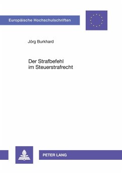 Cover Der Strafbefehl im Steuerstrafrecht