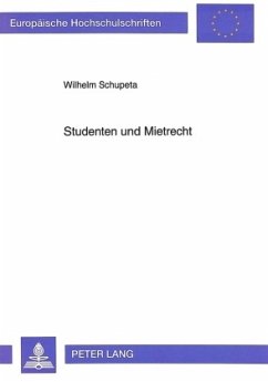 Studenten und Mietrecht - Schupeta, Wilhelm