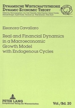 Cover Real and Financial Dynamics in a Macroeconomic Growth Model with Endogenous Cycles