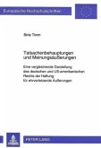 Tatsachenbehauptungen und Meinungsäußerungen