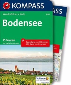 KOMPASS Wanderführer Bodensee, m. 1 Karte - Moczynski, Raphaela