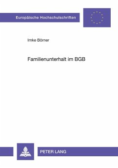 Cover Familienunterhalt im BGB