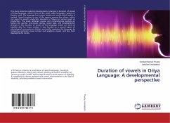 Duration of vowels in Oriya Language: A developmental perspective