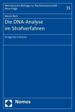 Cover Die DNA-Analyse im Strafverfahren