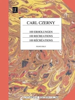 Cover 100 Erholungen, für Klavier