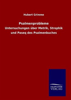 Psalmenprobleme - Grimme, Hubert