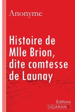 Cover Histoire de Mlle Brion, dite comtesse de Launay