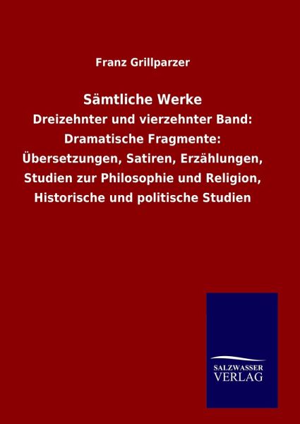Sämtliche Werke Sämtliche Werke