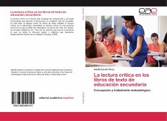 La lectura crítica en los libros de texto de educación secundaria - Zarate Pérez, Adolfo