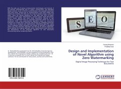 Design and Implementation of Novel Algorithm using Zero Watermarking