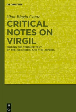 Critical Notes on Virgil - Conte, Gian Biagio