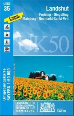 Cover Topographische Karte Bayern Landshut