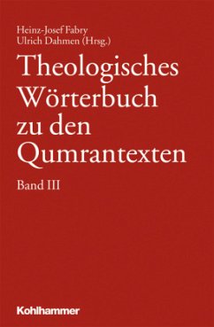 Cover Theologisches Wörterbuch zu den Qumrantexten