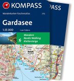 KOMPASS Wanderkarten-Taschenatlas Gardasee 1:35.000