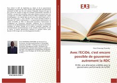 Avec l'ECiDé, c'est encore possible de gouverner autrement la RDC - Omeonga Onyembe, Nicot